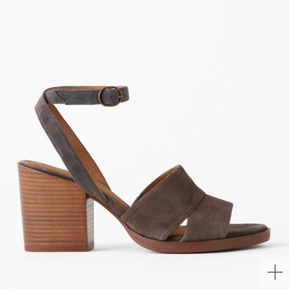 Garnet Hill Maya Suede Sandal 6.5 - Picture 8 of 8